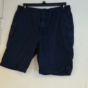 Old Navy Men's Dark Blue Flat Front Shorts